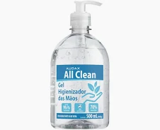 ÁLCOOL EM GEL 70° VÁLVULA PUMB 500ML-AUDAX